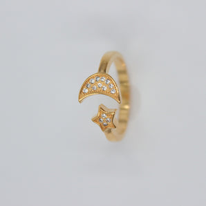 Anillo Luna estrella