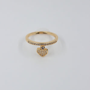 Anillo churumbela con corazón