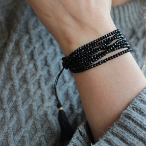 Pulsera 7 hilos de cristal