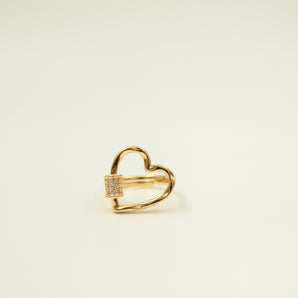 Anillo Contorno Corazón